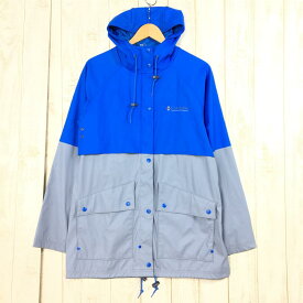 【中古】 【WOMEN's M】 コロンビア ウォータープルーフ ジャケット Waterproof Jacket レインシェル フーディ COLUMBIA WL1166 ブルー系