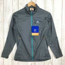 【中古】 【WOMEN's M】 ファイントラック スピアラップ ジャケット ゴアウィンドストッパー 防風 ソフトシェル FINETRACK FAW0601 GG グレー系