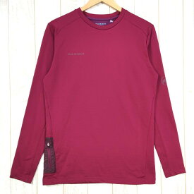 【中古】 【MEN's S】 マムート ランボールド ミドルレイヤー クルーネック Runbold ML Crew Neck プリマロフトブラック MAMMUT 1014-00620 Beet パープル系