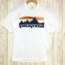 【中古】 【MEN's XS】 パタゴニア キャプリーン1 シルクウェイト グラフィック Tシャツ PATAGONIA 45320 WHT White ホワイト系