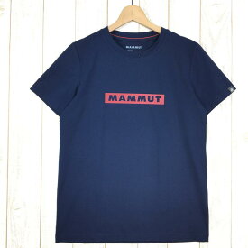 【中古】 【MEN's S】 マムート クイックドライ ロゴ プリント Tシャツ アジアンフィット QD Logo Print T-Shirt AF MAMMUT 1017-02010 ネイビー系