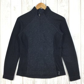 【中古】 【WOMEN's S】 マウンテンハードウェア サラフィン カーディガン Sarafin Cardigan ウール セーター ジャケット MOUNTAIN HARDWEAR OL4940 ブラック系