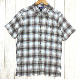 【中古】 【MEN's S】 パタゴニア エーシー シャツ AC Shirt オーガニックコットン 速乾 名作 生産終了モデル 入手困難 PATAGONIA 52921 LODB ブラウン系