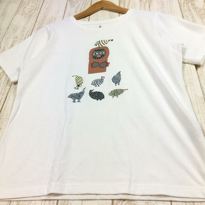 楽天市場 中古 Women S L モンベル Wic Tシャツ 鳥と山男 Montbell ホワイト系 セカンドギア 2ndgear 楽天市場店