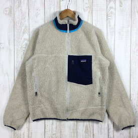 【中古】 【MEN's S】 パタゴニア クラシック レトロX ジャケット CLASSIC RETRO-X JACKET 希少カラー 入手困難 PATAGONIA 23055 NCV Natural w/Classic Navy アイボリー系