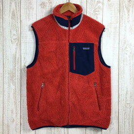 【中古】 【MEN's M】 パタゴニア クラシック レトロX ベスト Classic Retro-X Vest フリース 希少カラー 入手困難 PATAGONIA 23047 RDS Red Delicious レッド系