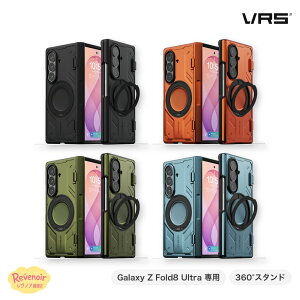 Galaxy Z Fold8 Ultra �P�[�X VRS DESIGN Quick Stand Pro �x���X�f�U�C�� �N�C�b�N�X�^���h�v�� 360�x��] �X�^���h�t�� MagSafe�Ή� �q���W�ی� �ϏՌ� �t�H�[���h8 �E���g�� ZFold8Ultra �M�����N�V�[ �I�����W