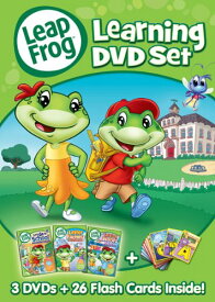 リープフロッグ Leap Frog DVD3枚 フラッシュカードセット26枚 DVD-BOX