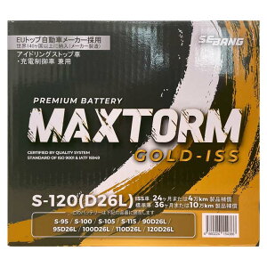 obe[ MAXTORM MAX-S-120 g^ GXN@CA 3BA-ZRR85G ߘa2N4`ߘa4N1 4WD Wn/n AChOXgbv S-95^Cv  56