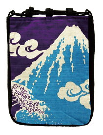 富士山 厄除け粋柄 信玄袋 兎 鯉 鯰 招き猫 富士山 和柄手提げ袋 バッグ おもしろ雑貨