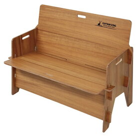 CSクラシックス べニア背付きベンチ 木製 おしゃれ 北欧 レトロ 2人掛け カントリー ヴィンテージ アウトドア ウッドパネル ガーデンベンチ 屋外 屋内 長椅子