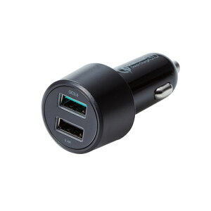 �G���R�� �V�K�[�`���[�W���[ 2USB�|�[�g(��������) QuickCharge3.0+USB1�|�[�g(�ő�2.4A) �u���b�N MPA-CCUQ04BK