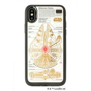 STAR WARS X^[EEH[Y ObYRNV FLASH M-FALCON A[g iPhone XP[X@ F10W