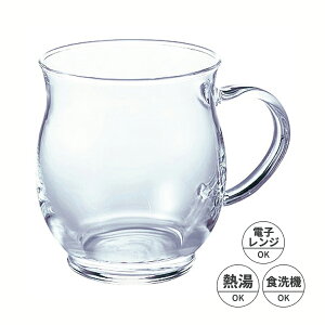 香りのマグカップ HARIO 耐熱ガラス 飲み物の香りをより楽しめる ハリオ クリア 透明 シンプル 日本製 国産