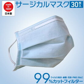 マスク アレルプルーフ 日本製 PM2.5 かぜ 花粉 ハウスダスト 個別包装 サージカル マスク 高機能不織布フィルター使用 Lサイズ 30枚入り 大きめ