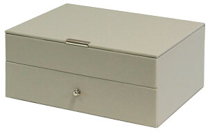 ジュエリーボックス 2段 Gage-ゲージ- ストームグレー/サンドベージュ/ゼニスブルー