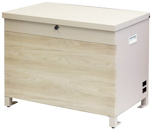 ベンチ収納宅配ボックス 宅配ボックス 一戸建て 収納ボックス 収納ケース 不在対策 再配達防止 一軒家 玄関前 おしゃれ 北欧 モダン カントリー ブラウン ホワイト 木目柄 腰掛け スツール