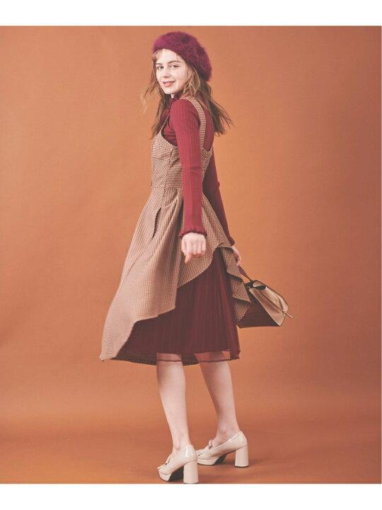 楽天市場 Sale 70 Off バックフリルジャンスカ 31 Sons De Mode トランテアン ソン ドゥ モード ワンピース ニット ワンピース ブラウン ベージュ Rba E Rakuten Fashion 31 Sons De Mode