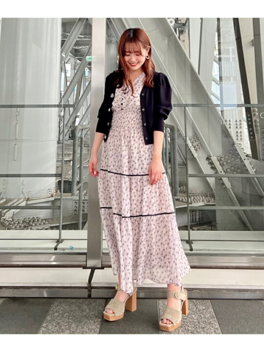 楽天市場】【SALE／20%OFF】花柄ティアードワンピース 31 Sons de mode  