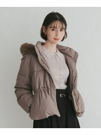 【SALE／30%OFF】2025秋冬新作 フードファー付ショートダウン 31 Sons de mode トランテアン ソン ドゥ モード ジャケット・アウター ダウンジャケット・ダウンベスト ホワイト ブラック ブラウン【RBA_E】【送料無料】[Rakuten Fashion]