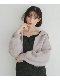 2025秋冬新作 ふわふわセーラーカラーニット 31 Sons de mode トランテアン ソン ドゥ モード トップス カーディガン パープル ベージュ イエロー【送料無料】[Rakuten Fashion]