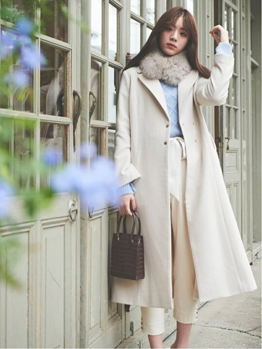 楽天市場】【SALE／20%OFF】ファーストール付きチェスターコート 31 