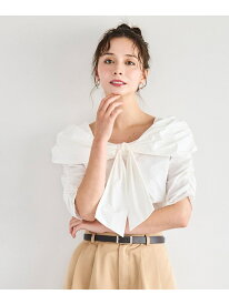 TT538105 オフショルリボンブラウス 31 Sons de mode トランテアン ソン ドゥ モード トップス シャツ・ブラウス ホワイト ブラウン ピンク【送料無料】[Rakuten Fashion]