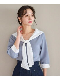 TT538310 カフス付ニット 31 Sons de mode トランテアン ソン ドゥ モード トップス ニット グレー ブルー ブラック【送料無料】[Rakuten Fashion]