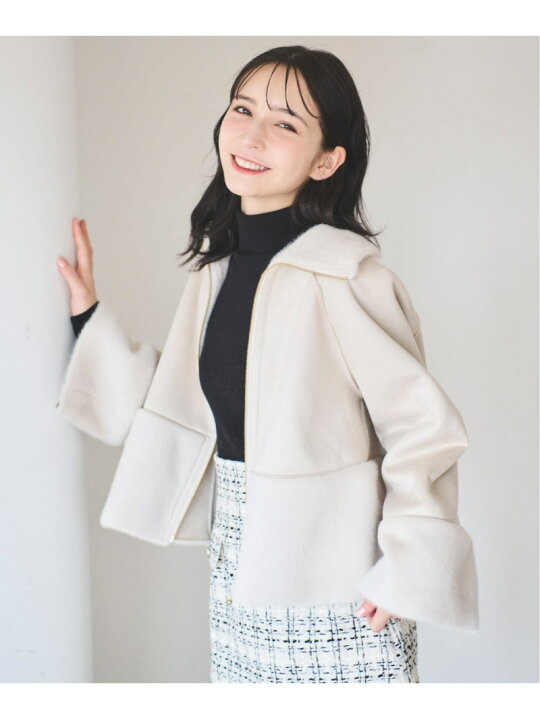 楽天市場】【SALE／20%OFF】フェイクムートンファーショートコート 31 