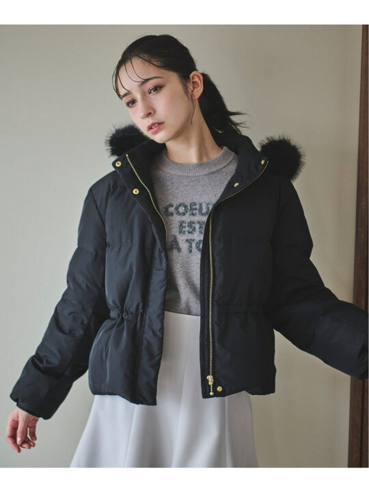 楽天市場】【SALE／70%OFF】取り外しフードファー付きショートダウン 