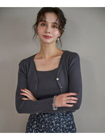 TT538405 アンサンブルニット 31 Sons de mode トランテアン ソン ドゥ モード トップス ニット グレー ホワイト ブルー【送料無料】[Rakuten Fashion]