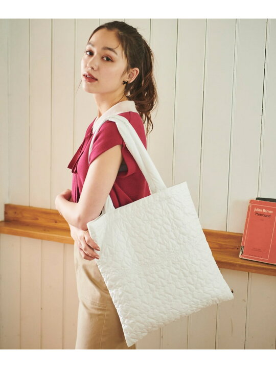 楽天市場】【SALE／80%OFF】ロゴ刺繍ハートキルティングトートバッグ 