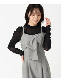 2025春夏新作 シアーラメトップス 31 Sons de mode トランテアン ソン ドゥ モード トップス その他のトップス ブラック ホワイト【送料無料】[Rakuten Fashion]