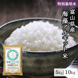 特別栽培米 富山県産 コシヒカリ 海藻 アルギット米 5kg～ 令和 5年産 ｜ 送料無料 アルギット ミツハシライス 一般米 精米 白米 国産 国内産 富山 富山県 こしひかり 人気 おすすめ 美味しい おいしい 定番 5kg 10kg 5キロ 10キロ 産直