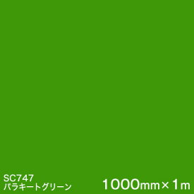 SC747(パラキートグリーン) ＜3M＞＜スコッチカル＞フィルム Jシリーズ（不透過）スリーエム製 マーキングフィルム カッティング用シート 1000mm巾×1m