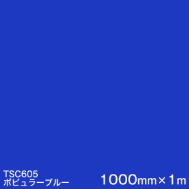 TSC605 (ポピュラーブルー) ＜3M＞＜スコッチカル＞フィルムJシリーズ （透過）スリーエム製 屋外内照式看板 マーキングフィルム カッティング用シート 1000mm巾×1m