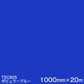 TSC605 (ポピュラーブルー) ＜3M＞＜スコッチカル＞フィルムJシリーズ （透過）スリーエム製 屋外内照式看板 マーキングフィルム カッティング用シート 1000mm巾×20m 1本