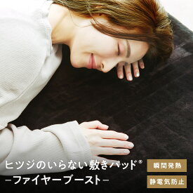 【LINE500円OFFクーポン】 敷きパッド 冬 あったか ヒツジのいらない敷きパッド ファイヤーブースト 滑り止め ずれ防止 防ダニ 抗菌 洗濯機 洗える シングル セミダブル ダブル もこもこ あったか敷きパッド ずれない敷きパッド 冬用敷きパッド 厚手