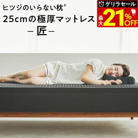 【最大36％OFFゲリラセール】 ヒツジのいらないマットレス 匠 シングル セミダブル ダブル 高反発マットレス 低反発マットレス 高反発 低反発 厚み 厚め 極厚 ポケットコイル ウレタン TPE ポケットコイルマットレス 女性 男性