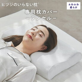 【LINE500円OFFクーポン！】枕カバー ヒツジのいらない枕 専用 テンセル枕カバー ホワイト ふわふわ 通気性 洗える 枕 カバー ポリエステル テンセル 丸洗い ロング 大きい 大きめ 大判 大型 ビッグサイズ プレゼント ギフト 送料無料 太陽 公式 HT-001C