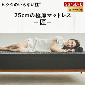 【LINE500円OFFクーポン！】ヒツジのいらないマットレス 匠 シングル セミダブル ダブル 高反発マットレス 低反発マットレス 高反発 低反発 厚み 厚め 極厚 ポケットコイル ウレタン TPE ポケットコイルマットレス クリスマス ギフト プレゼント 女性 男性