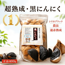 黒にんにく ギフト にんにく 長野県産 ふるさと納税 酵素 シリカ 珪素 ケイ素 美味しい にんにくパワー アミノ酸 ポリフェノール 黒にんにく送料無料 黒にんにく400g 信州産 信州産にんにく 匂わない 甘い 元気のもと フルーティー サプリメント 母の日
