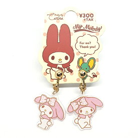 マイメロディ マイメロ キャラクター アクセサリー イヤリング 子供 キッズ かわいい プレゼント プチプラ SER-6