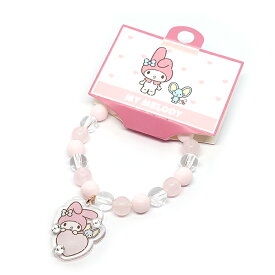 マイメロディ マイメロ キャラクター アクセサリー ブレスレット ビーズブレスレット ビーズ バングル 大人 子供 キッズ かわいい プレゼント プチプラ SB-4