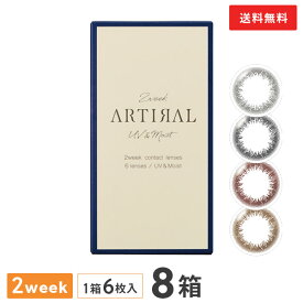 【送料無料】アーティラル2ウィークUV＆モイスト 6枚入り 8箱セット(artiral / 2week / 度なし / 度あり / カラコン / カラーコンタクト)