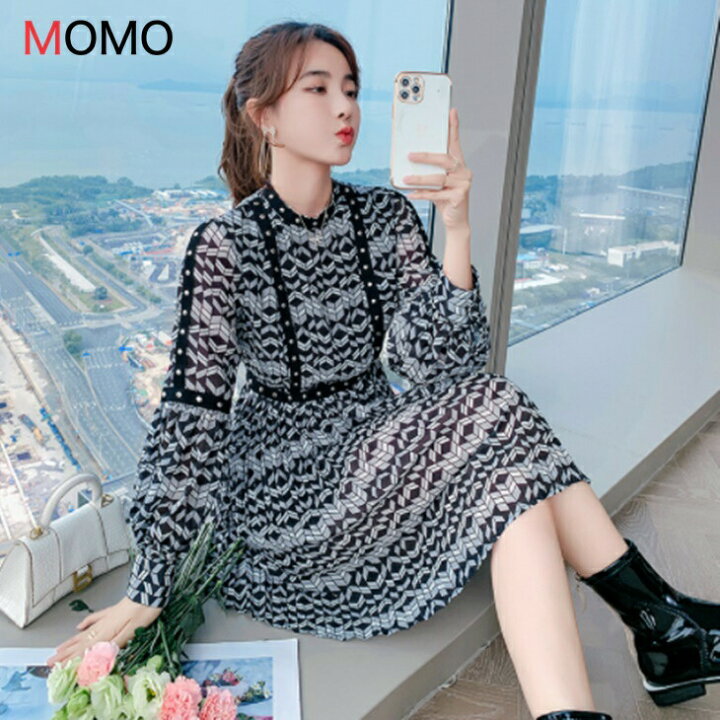 楽天市場 プリーツが可愛いショートフェアリー長袖シフォンワンピース 大人ワンピ ナチュラルワンピ アラサーちゃん 大人ココイチコーデ お出かけコーデ アラサーコーデ アラフォーコーデ 大人ファッション 大人コーデ ワンマイルコーデ Ins 大人カジュアル ゴルフ Momo