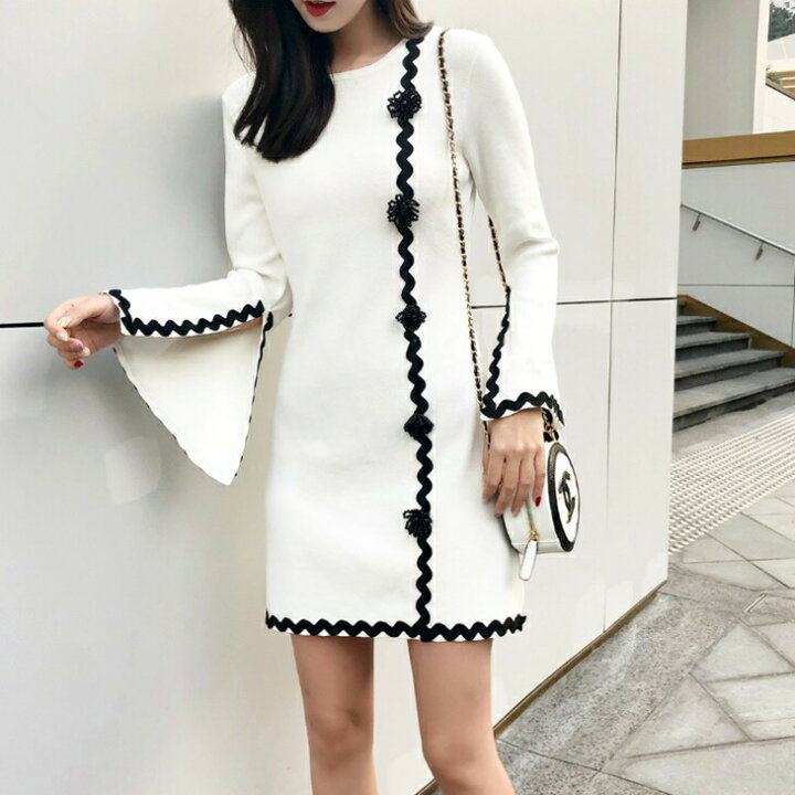 楽天市場 エレガンスワンピース カラー刺繍 ドレスワンピ秋 冬 ドレスコーデ エレガントコーデ オトナ女子コーデ オトナワンピース 大人女子ファッション アラサーファッション アラサーコーデ ワンマイルコーデ 楽天買い物部 大人カジュアル ゴルフ Momo