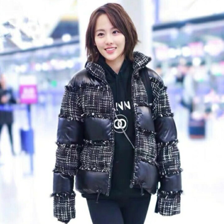 楽天市場】ツイードダウンジャケット ツイードダウン ダウンジャケット  