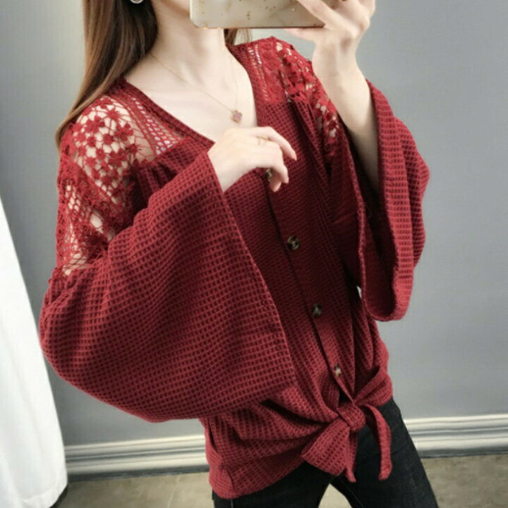 楽天市場 薄手カーディガンセーター かぎ針編み かたそで透けニット 秋冬ニット 大人ファッション 大人カジュアル 大人コーデ アラサーコーデ アラフォー コーデ アラフィフコーデ ワンマイルファッション ワンマイルコーデ 韓国コーデ Ins ママコーデ 大人カジュアル