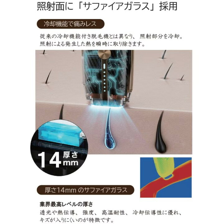 楽天市場】脱毛器 ハイパワー連射 ルピエ（LUPIE）高級サファイア 